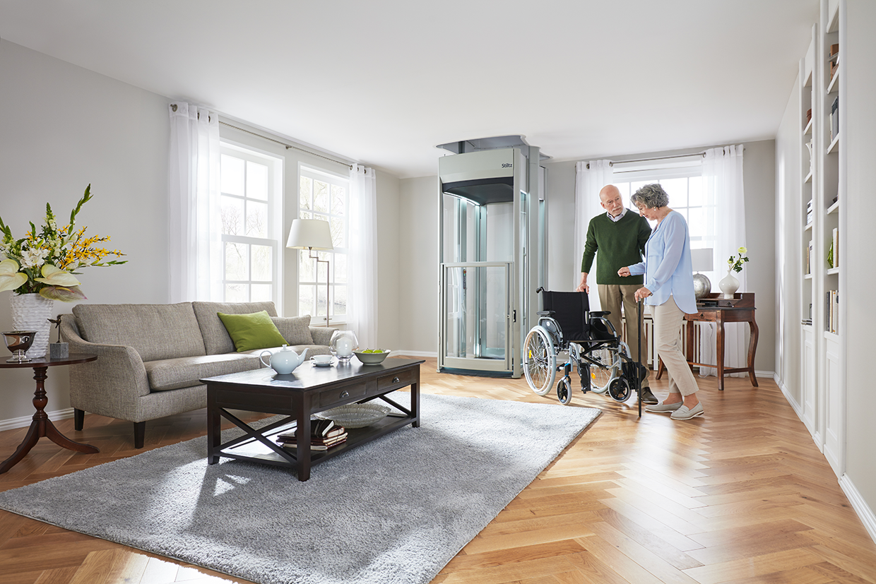 Stiltz Trio Alta Wheelchair Accessible Home Elevator