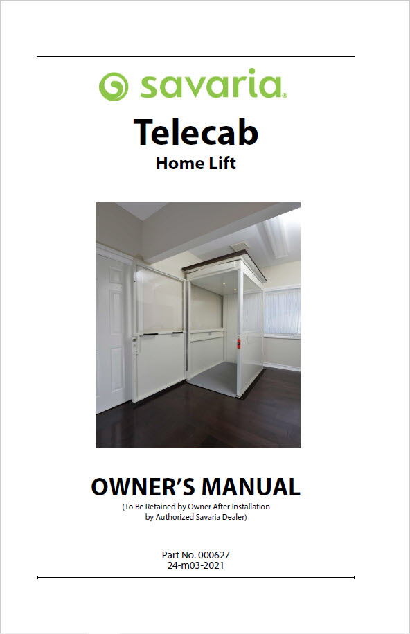 Telecab owners manual