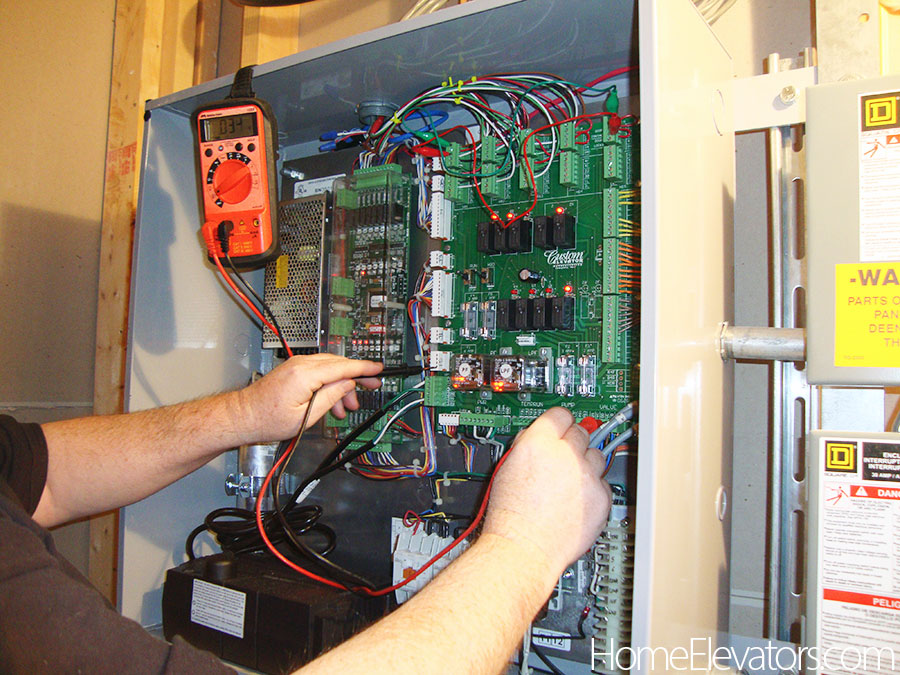 Testing elevator controller